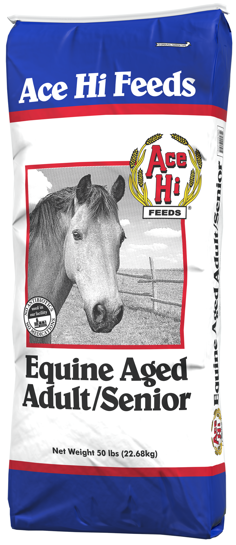 Ace Hi Feeds Equine Aged/Adult Diet Star Milling Co.