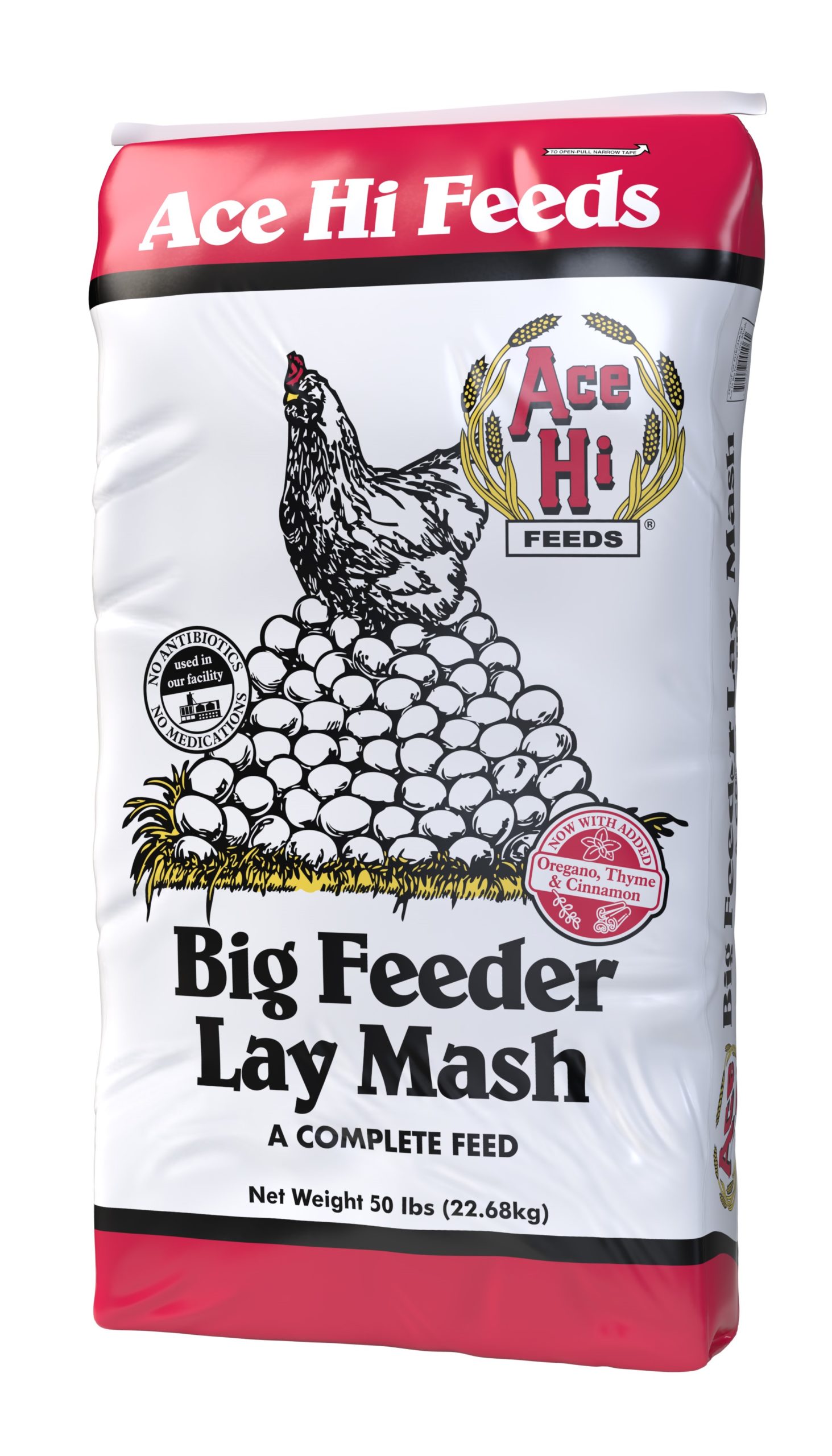 Ace Hi Big Feeder Lay Mash Chicken Feed for Layer Hens