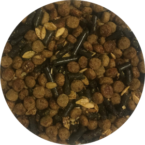 bowl of Kelley's Junior Horse feed